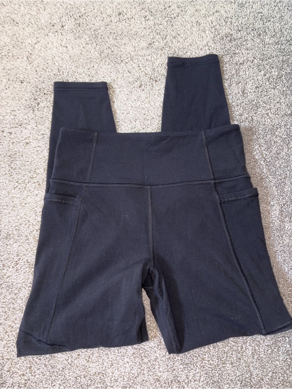 Athleta Black High-Waist Pocket Leggings